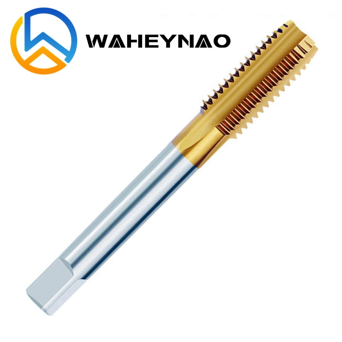 Waheynao High-Quality JIS Standard Ex-Pot Tap Cobalt Lengthening 80L100L150L HSS Machine Tap M2 M3 M4 M5 M6 M8 M12 Tin Coated Tip Tap