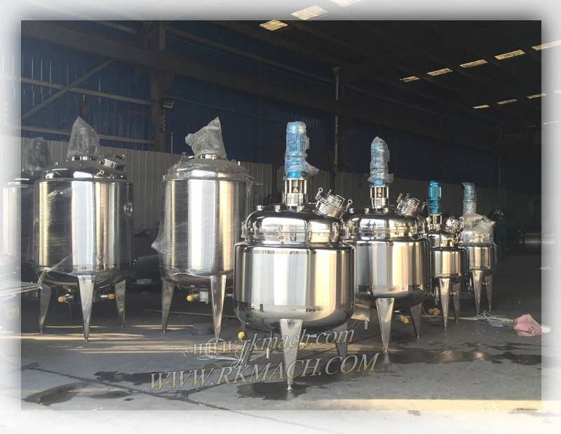 500L Mixing Tank Cosmetic Creams Sanitizer Emulsifying Mixer Homogenizer