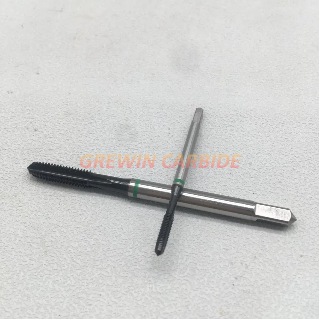 Grewin&Cowee-HSS Cutting Machine Tap Wholesaler Straight Flute Tap M3-M10 with Green-Ring for Processing Cast Iron