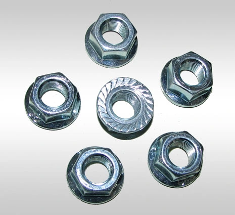 1/4-20 Serrated Flange Hex Lock Nuts 304 Stainless Steel Serrated Metric Hex Flange Lock Nuts