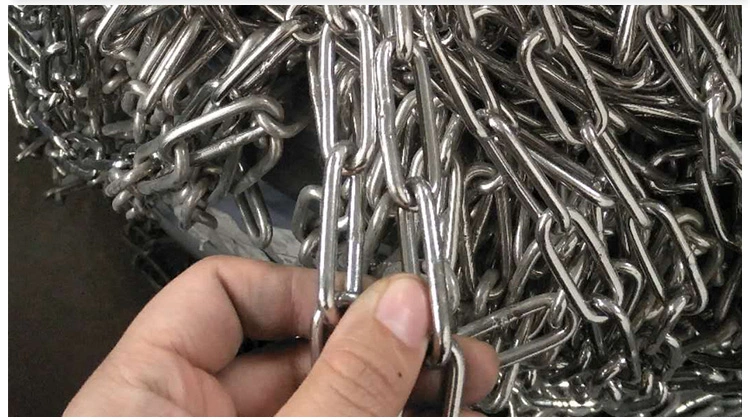 Supply Link Chain DIN763 2mm Chain G30 Chain Hand Chain Steel Chain Iron Chain Stainless Steel Chain