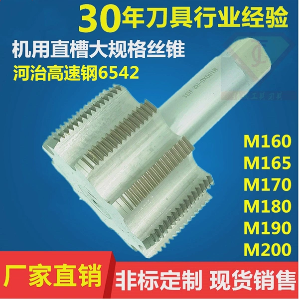 Customized Ultra Large Size High Speed Steel M80*4 Threading Tap