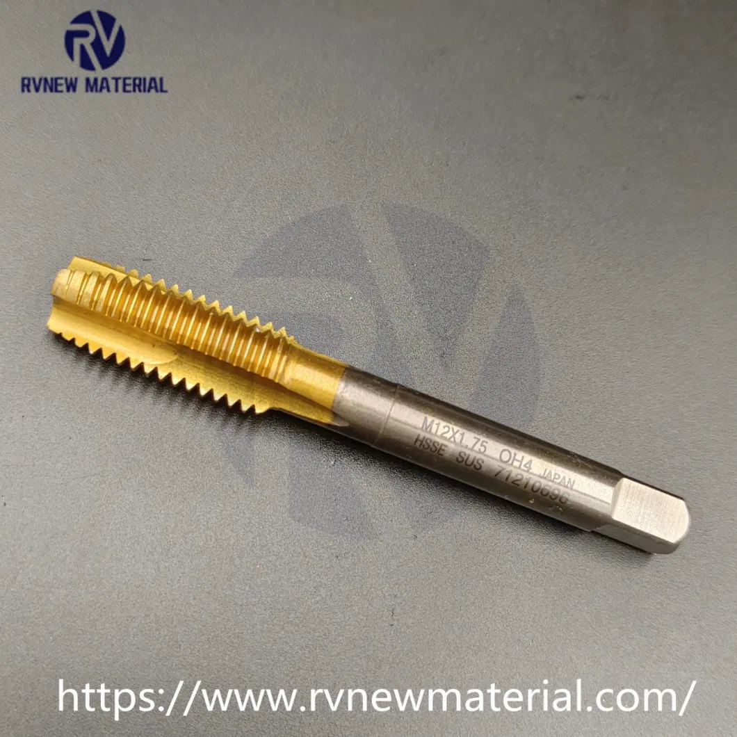 High-Speed Steel Screw Tip Machine Tap M3-M8 Through Hole Tapping Internal Thread