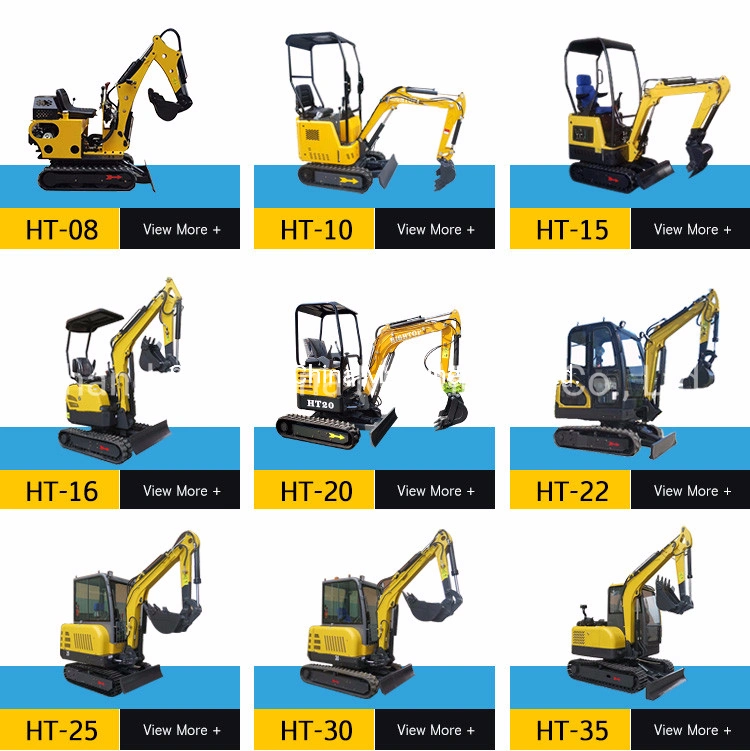 800kg Hydraulic Mini Excavator Mini Diggers Meet CE/EPA/Euro5 Emission