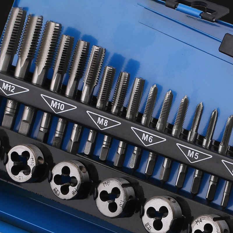 M3-M12 with Adjustable Tap Reamer Wrench Thread Metric Plug Tap Drill Bits Set