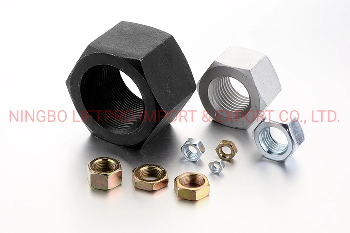 OEM Customized and Standard Size A2 A4 M12 M16 M8 M64 M32 SS304 SS316 Stainless Steel Hexagon / Hex Nut DIN934