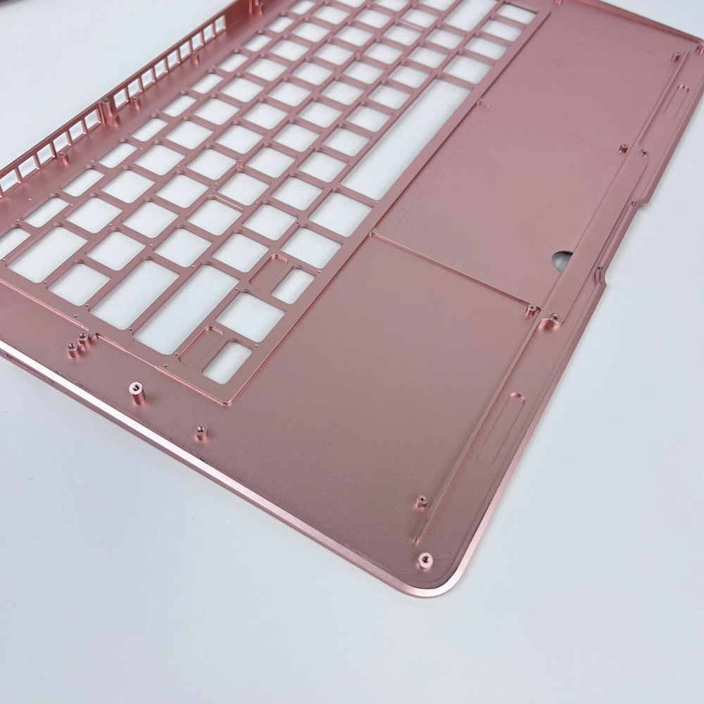 CNC Precision Machining Custom Service Metallic Gloss Cherry Pink 13-Inch Portable Airbook Laptop Complete Case or Frame