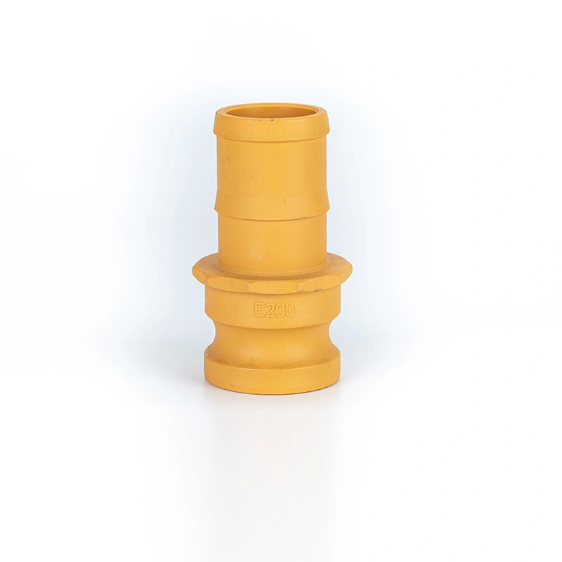 Type F Nylon Male Adapter with Male Threaded Plastic Cam Groove Coupling