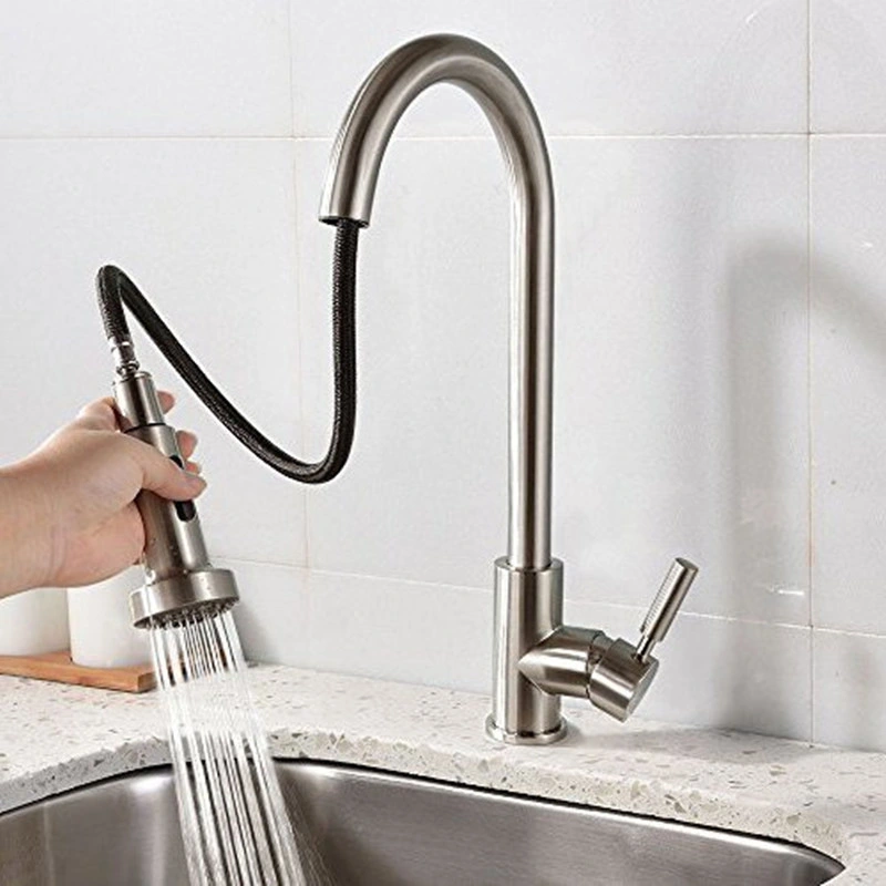 Kitchen Sink Stainless Steel Multi-Function Large Single Tank Kitchen Faucet