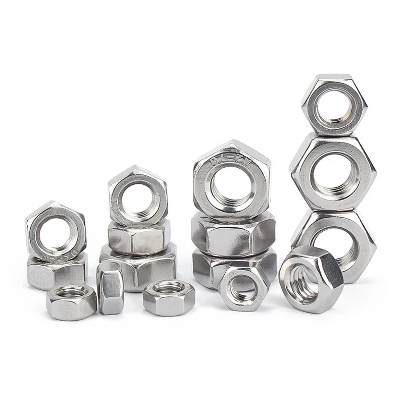 DIN934 Stainless Steel A2 A4 SS304 SS316 Hex Nut M16 M28 M30 M12 M26 M40