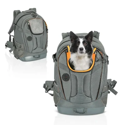 Custom Pet Backpack Approved Pet Bag Travel Comfortable Breathable Mesh Dog Cat Pet Carrier Backpack Bag