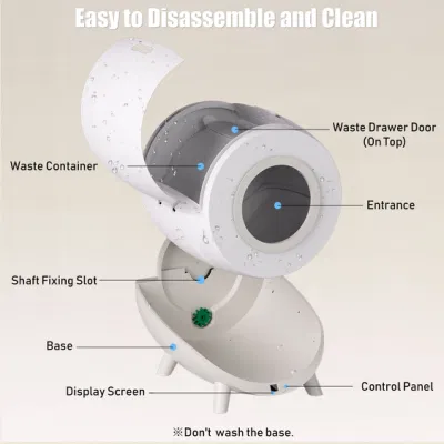 Hot Sale Smart Electric Self-Cleaning WiFi Touch Control Cat Litter Box