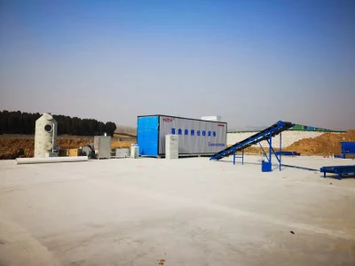 New Organic Fertilizer Making Machine Food Waste Garbage Processor with Gearbox and Compost Machinery in Iraq Organic Fertilizer
