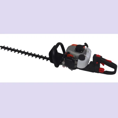  Professional 23cc Gasoline Petrol 2 Stroke Handheld Double Edge Blade Cordless Hedge Cutter Hedge Trimmer with CE GS