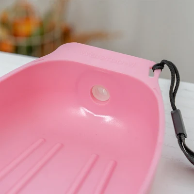 Rena Pet Outdoor Travel Fashion Portable Cat Dog Water Bowl with Different Shape
