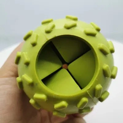  Rubber Dog Chewing Toy Spherical Tough Strong Chewer Pet Ball Toys Iron