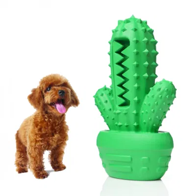 Cactus Shape Dog Toothbrush Stick Teeth Cleaning Brush Dental Dog Chew Toy
