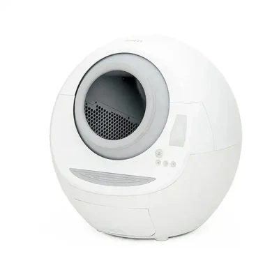Pet Kitty Multi Setting Intelligent Control Cat Litter Tray Box Smart Button Auto Cleaning Cat Litter Box Toilet Data Record Automatic Cleaning Cat Litter Box