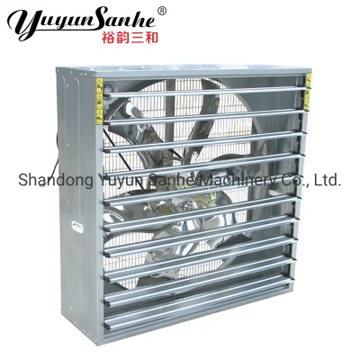  Large Airflow Box Type Wall Mounted Ventilation Exhaust Fan for Poultry Farm Greenhouse Industry Factory Workshop Warehouse Swine Farm Broiler House