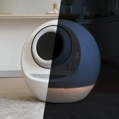 Multi Smart Setting Intelligent Function Cat Litter Basin Tray Ball Robbot Auto Cleaning Cat Toilet Health Data Record Automatic Self Cleaning Cat Litter Box