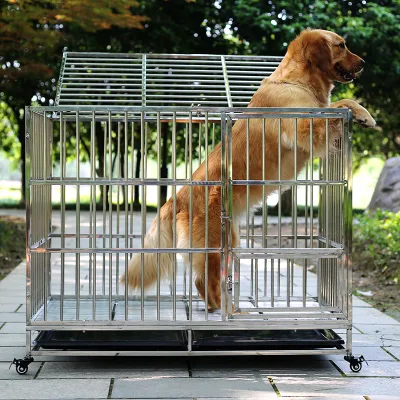 Supplier Portable Dog Cage Cheap Heavy Duty Fences for Dog Cage Commercial Fences for Dog Cage