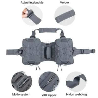 Dog with a Backpack Dog Saddle Bag Backpack for Travel Camping Hiking