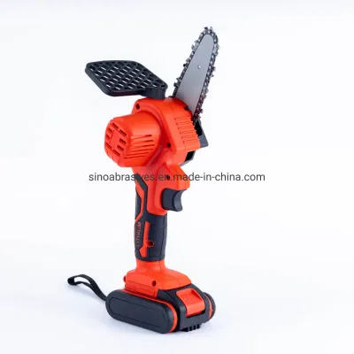  Electric Chain Saw 4 Inch 21V Brushless Pruning Saw Electric Saws Garden Mini Saw Wood Cutter Power Tool for Makita 18V Battery