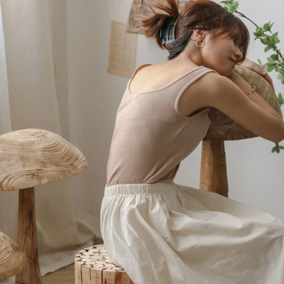 Wooden Mushroom Decoration Retro Solid Wood Yard Large Ornaments Landscape