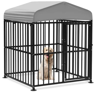 Heavy Duty Metal Frame Outside Pen Playpen Dog Run House with UV &amp; Waterproof Cover and Secure Lock for Large to Small