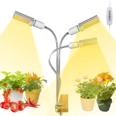 Indoor Plants Full Spectrum LED Light White Sunlight Growing Light Lightshid HID Grow Light Systems for Seeding Succulent Herb Updated