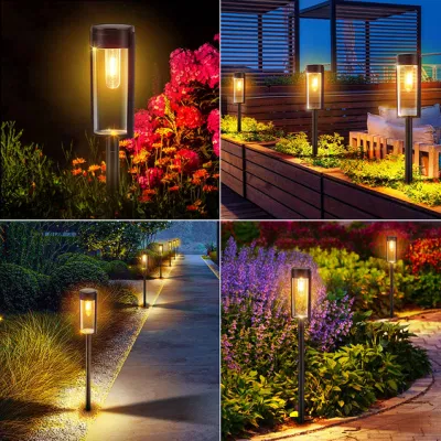 Solar Pathway Lights Outdoor Waterproof Garden Lights Solar Powered Landscape Path Lights for Yard Lawn Patio Walkway