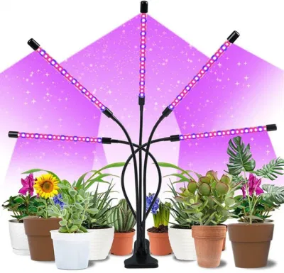 Indoor Plants Full Spectrum LED Light White Sunlight Growing Light Lightshid HID Grow Light Systems for Seeding Succulent Herb Updated