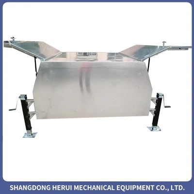  1700X550X850mm Strong Secure Ute Tray Back Aluminum Checker Plate Half Dog Box and Half Canopy for Outdoor Hunting Trip