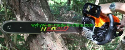 Famous High Quality Economy Alu. Start Gasoline Chain Saw Hy-58f 52cc/20&prime;&prime; Hot Seller Strong Power OEM Petrol Saw Cutting Wood/Tree Garden Tool