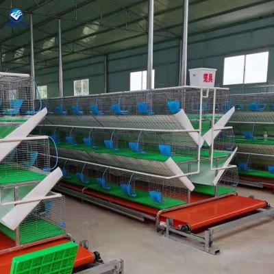 2023stainless Steel Wire Pet Cat Cage Outdoor Metal Cat Rabbit Cage with Wheel 3 Layer Cat Cage