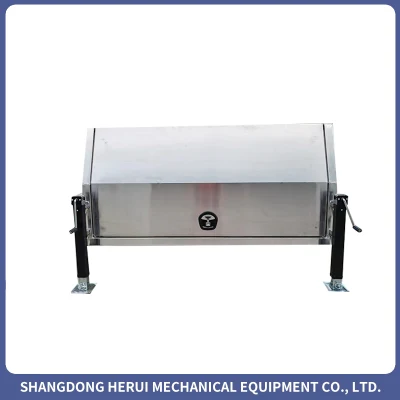  Strong Secure Ute Tray Back Aluminum Checker Plate Half Dog Box and Half Canopy for Outdoor Hunting Trip