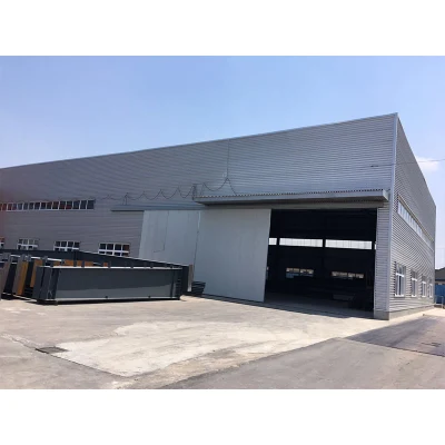  Structural Steel Building Warehouse Prefabricated Outdoor Storage Shed Construction