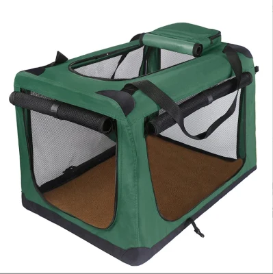 Portable Collapsible Small Dog Carrier Bag Soft Crate Indoor &amp; Outdoor