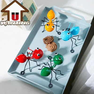  Home Colorful Decoration Metal Ant Cute Ornament Garden Accessories Lawn Yard Decor