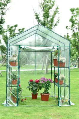 Walk in Greenhouse 155*140*200cm PVC
