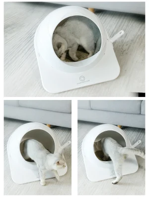 Space Capsule Pet Cat Litter Box Large Fully Enclosed Cat Toilet Cat Supplies Cat Litter Box