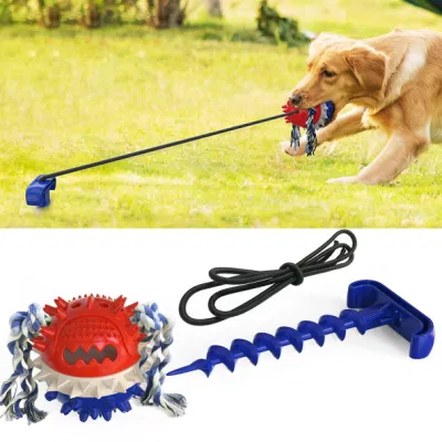  Voov Pet Drawstring Ball Dog Chewing Toy Pet Interactive Toy Dog Chewing Molar Toy- Pet Toys