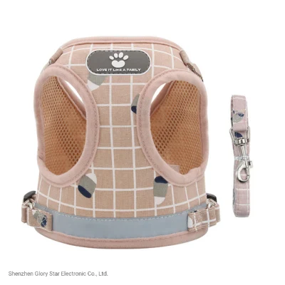 Nylon Mesh Kitten Pet Accessories Cat Harness Products Dog Leash