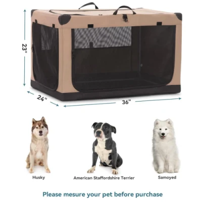 Modern High-Quality Soft Strengthen Sewing Fabric Collapsible Dog Crate