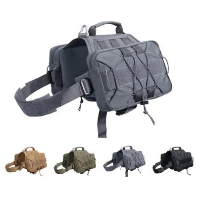 Dog with a Backpack Dog Saddle Bag Backpack for Travel Camping Hiking