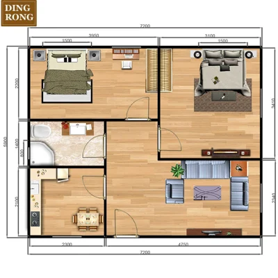  3 Bedroom Modern Prefab Modular Home for Sale of Africa
