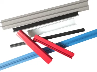  Customize Various Plastic Profiles Cold Extrusion Hardness UPVC Profile Window Frame