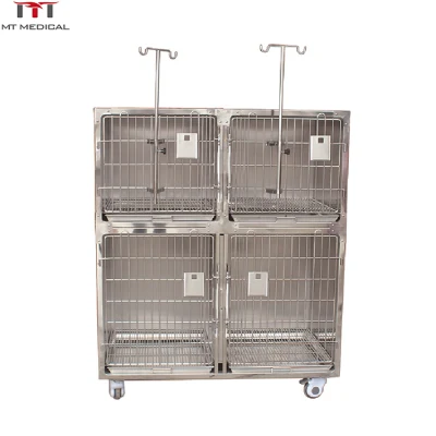  Mt Medical Factory Wholesale Strong Large Kennels Heavy Duty Resistant Dog Cage Stainless Steel