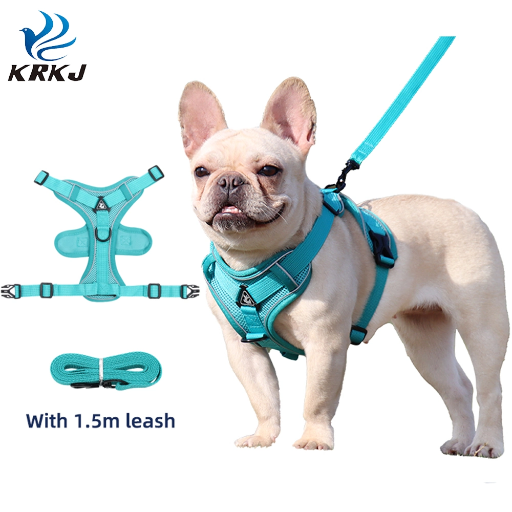 Tc1217 Adjustable Anti-Escape Cat Harness and Leash for Dog Walking