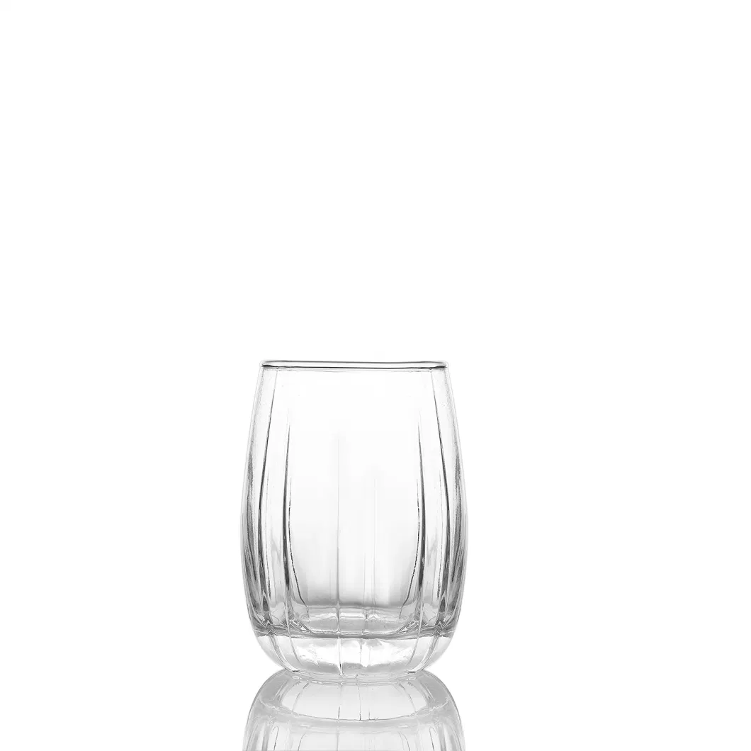 12.9oz 380ml Wine Compost Glass Mug Clear Drink Tumblers